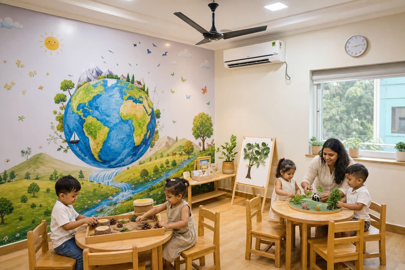 Pre-Nursery programme โ children learning at WISH Preschool
