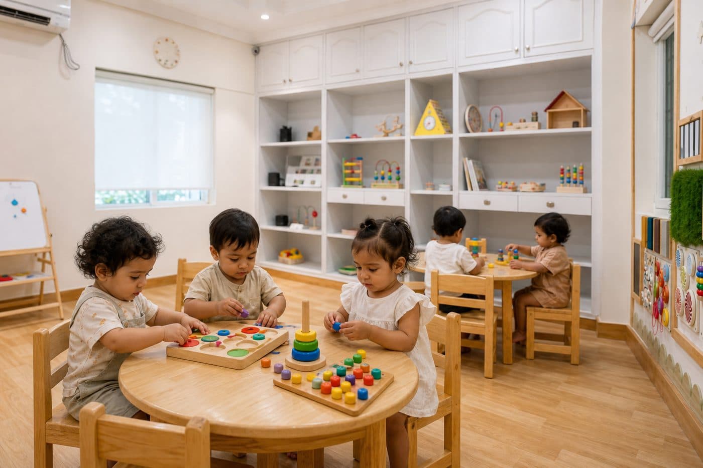 Toddlers programme โ children learning at WISH Preschool