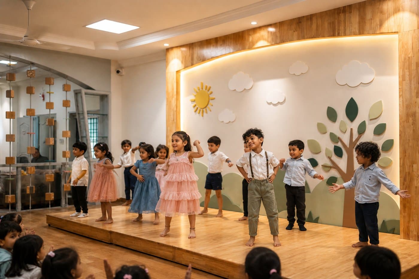 Children performing in Wonder Hall at WISH